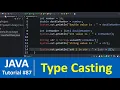 Java Tutorial - Java Type Casting to convert Data Types String to Int Conversion