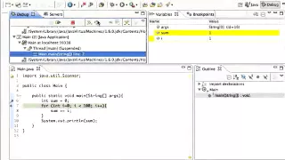 Eclipse Java Debugger Tutorial