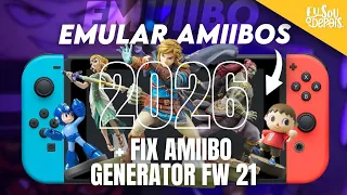 Using virtual Amiibos in the 2026 unlock Fix Amiibo Generator error on FW 21