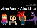 Afton Family Voice Lines Gacha FNaF old