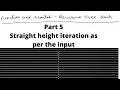 Functions Fractals Recursive Trees Bash Straight Height Iteration Part 5