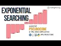 Exponential Searching Algorithm Pseudocode Time Space Complexities Searching Algorithms CodingPal