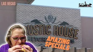 Hidden LAS VEGAS RESTAURANT with AMAZING Daily Specials Rustic House