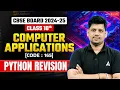 Computer Applications Class 10 Class 10 Python Revision Computer Application Python Revision