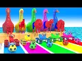 Download Lagu Long Slide Game With Cow Elephant Gorilla Hippopotamus Tiger 3d Animal Game Funny 3d Animals