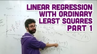 3 2 Linear Regression with Ordinary Least Squares Part 1 - Intelligence and Learning