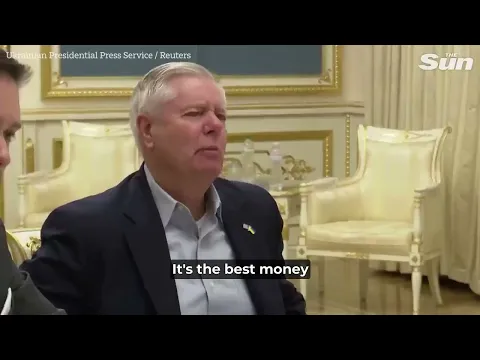 It’s the best money we’ve ever spent US Senator Lindsey Graham, during a meeting with Zelenskyy