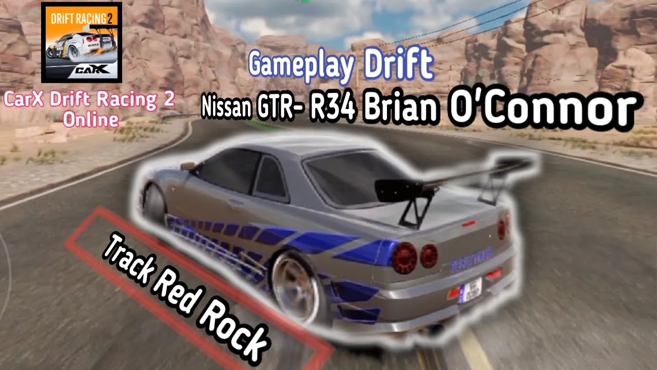 CarX Drift Racing 2 Online Gameplay Drifting Nissan GTR-R34 | Track Red Rock 🏁