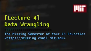 Lecture 4 Data Wrangling 2020