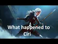 What happened to Ciri in Witcher 2