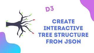 Create an interactive tree structure from json using D3 Javascript