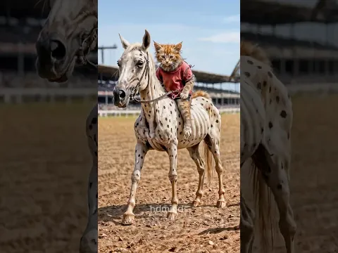 Black Kitten Mocked for Weak Horse 🐎, Trains Hard and Wins the Race | Inspiring Story #hdminds