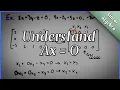 Ax 0 the Homogenous Solution