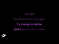 Billie Eilish - L'AMOUR DE MA VIE (Karaoke Version)