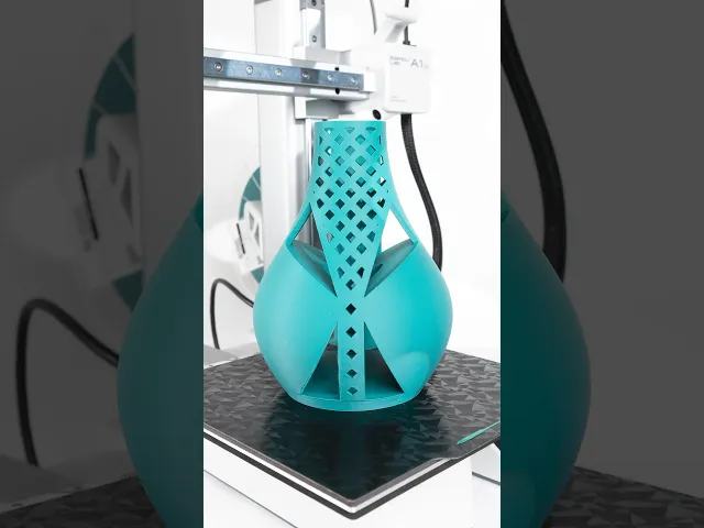 The Arin Vase, Modern and Unique Home Decor for Dried and Preserved Flower Arrangement | STL File video thumbnail
