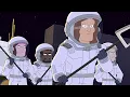 Brett hand fight on moon
