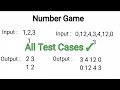 Number Game Remove Elements From Given Index Number Coding Solution CCBP Nxtwave Python Problems