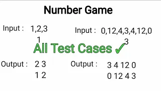 Number Game Remove Elements From Given Index Number Coding Solution CCBP Nxtwave Python Problems