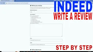 How To Write A Review On Indeed