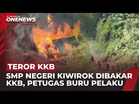 KKB Kabur ke Desa Delpem usai Bakar SMP Negeri Kiwirok