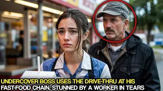 Undercover Boss Uses The Drive-Thru At His Fast-Food Chain, Stunned By A Worker In Tears
