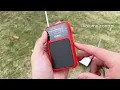 PRUNUS J-555 Pocket Radio AM FM USB-C Charging Battery Operated Excellent Reception Mini Radio