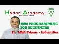 Java Programming for Beginners - 11 JAVA Tokens Identifier