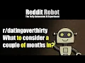 - What to consider a couple of months in