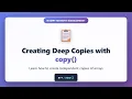 NumPy Deep Copies with copy Create Independent Arrays Python Tutorial