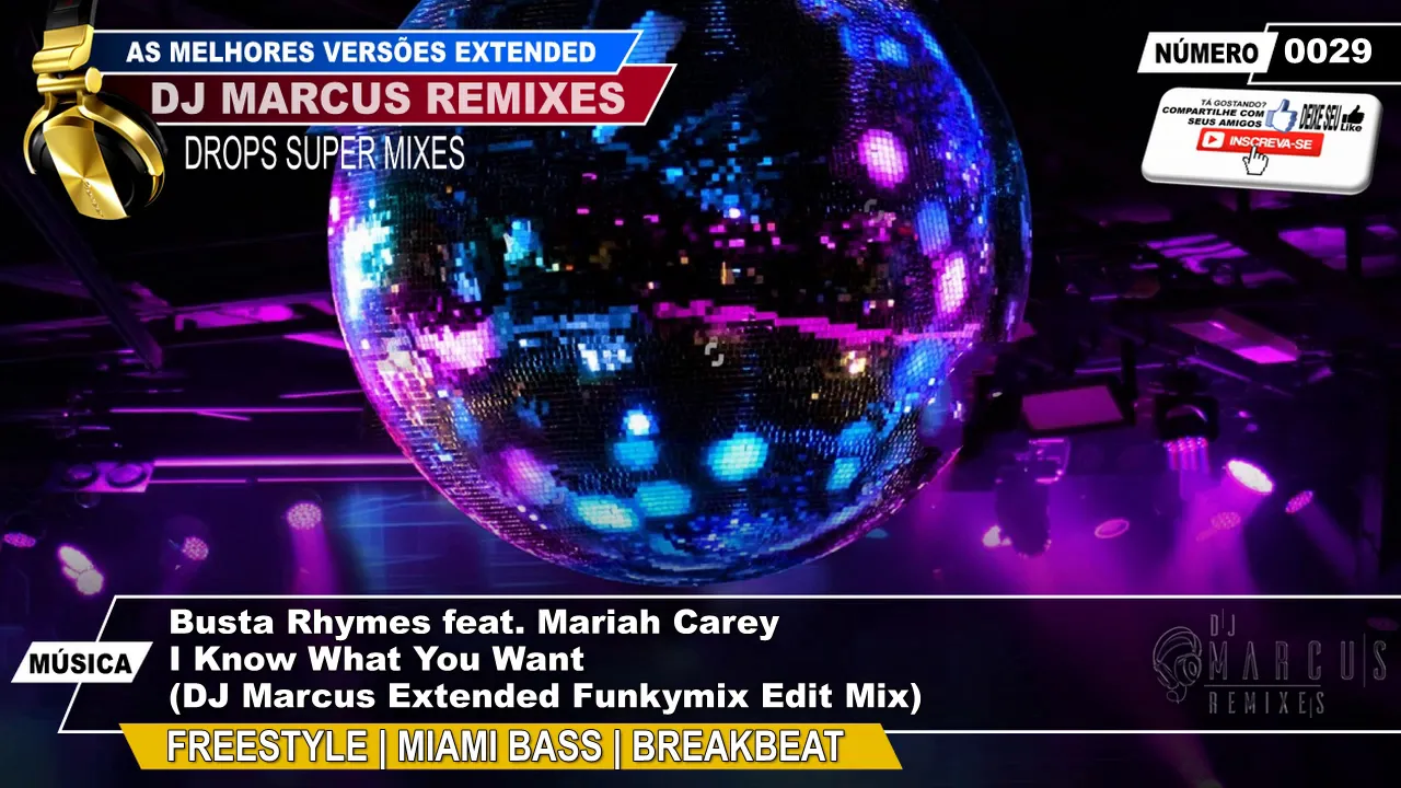 Busta Rhymes feat. Mariah Carey - I Know What You Want (DJ Marcus Extended Funkymix Edit Mix)