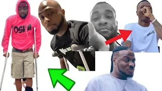 burna boy breaks wizkid record davido in a wheel chair peruzzi in fresh trouble mi abaga