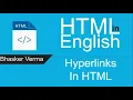 HTML tutorial for beginners in English Anchor Tag HTML Links - Hyperlinks