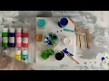 Trying out a Hobby Lobby paint pouring kit