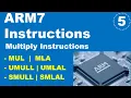 ARM Instruction Set - Multiplication Instructions