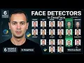 8 Different Face Detectors in DeepFace