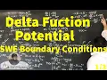 L16 1 The delta function potential Applying boundary conditions to SWE
