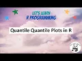 RP11 Normal-Quantile Quantile Plots in R