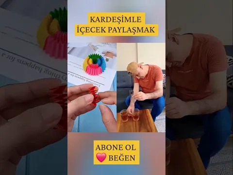 kardeşimle içecek paylaşmak #komedi #shorts