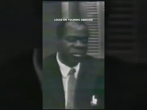 More than 65 years later, Satchmo’s music still says it all. 🎺🎥: “The Florence Manson Show”/KDKA-TV