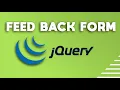 How to Create Feedback Form in HTML CSS and Jquery Responsive Feedback Page in HTML Bootstrap