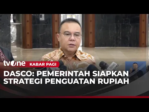 Rupiah Melemah, Dasco: Pemerintah Siapkan Strategi Khusus