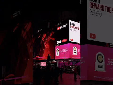 "Reward The Scars" for Diablo IV: Lord of Hatred in Times Square 🔺 Thank you @YouTubeMusic
