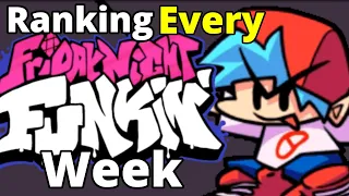 ranking every week in friday night funkin