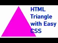 Create A Triangle in HTML CSS for Triangle
