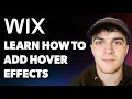 Learn How to Add Hover Effects in Wix Studio Full 2025 Guide