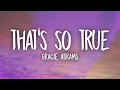 Download Lagu Gracie Abrams - That’s So True (Lyrics)