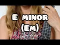 How to play Em E minor chord on Ukulele with Lindsay Muller