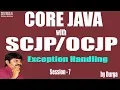 Core Java with Exception Handling Part-7 Customized Exceptions