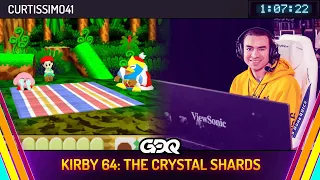 Kirby 64 The Crystal Shards by Curtissimo41 in 1 07 22 - Summer Games Done Quick 2024