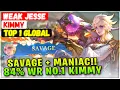 Download Lagu WILDE + MANIAK!! 84% winstpercentage nr. 1 Kimmy [Top 1 Global Kimmy] zwakke Jesse - Mobile Legen...